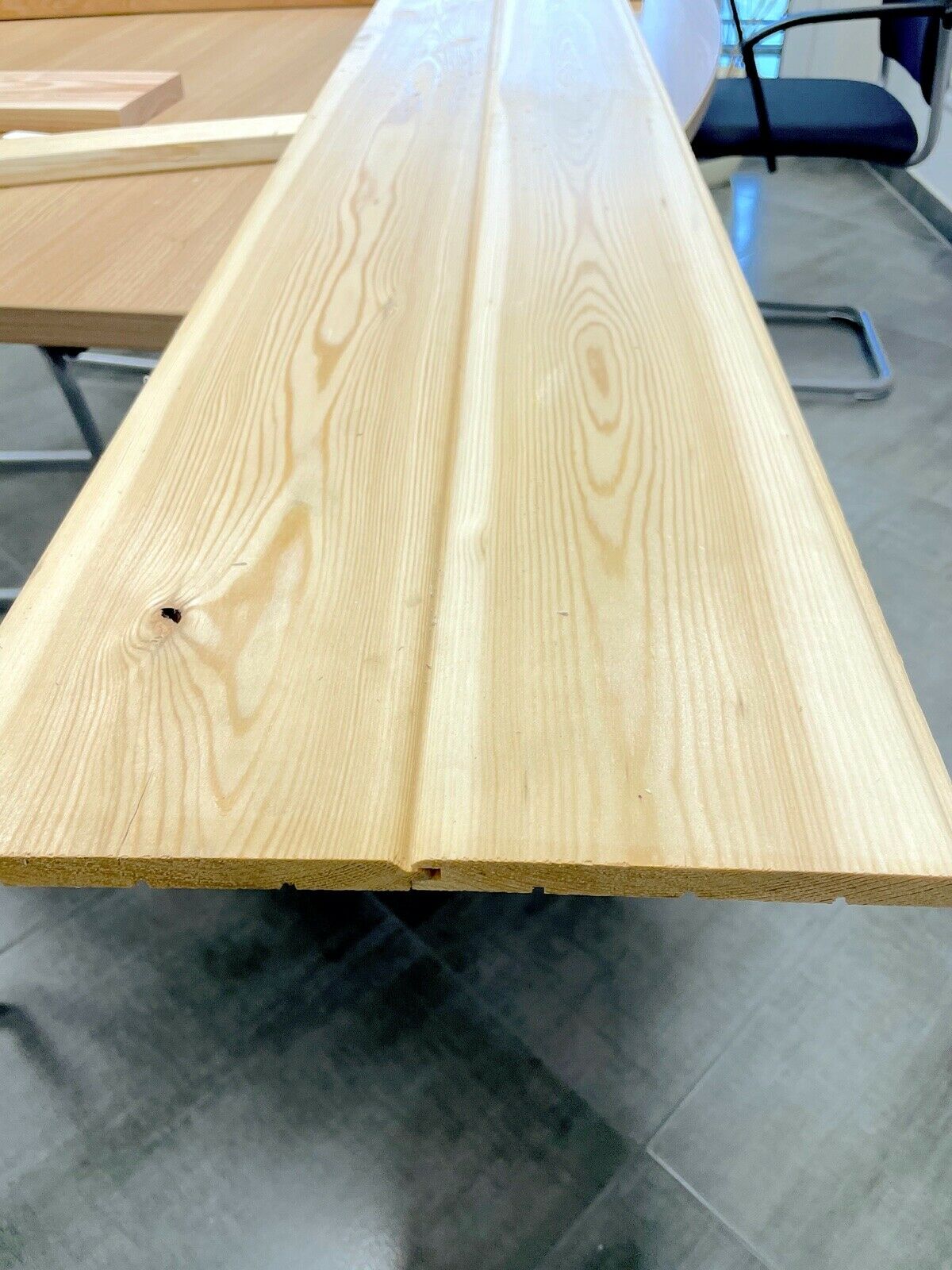 NutFeder Paneele aus sibirischer Lärche, 14 x 118 mm hofholzhandel.de