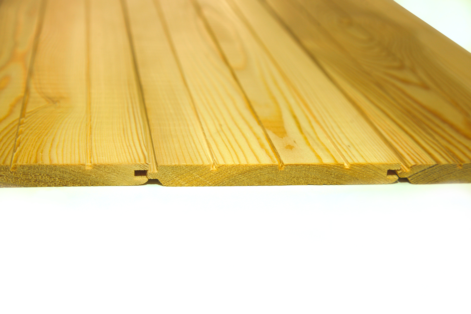 NutFeder Paneele aus sibirischer Lärche, 14 x 118 mm hofholzhandel.de